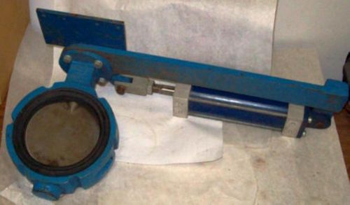 Keystone  5&#034;  figure 990 butterfly valve w/ cylinder for sale