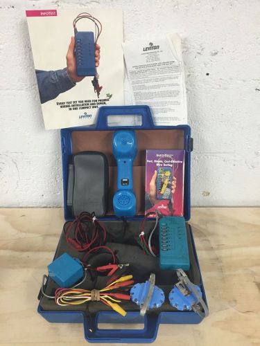 Leviton tools bundle: ts21 harris test set, 49560 toner, 49570-ts3, wires, etc. for sale