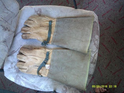 Lineman leather gloves for sale