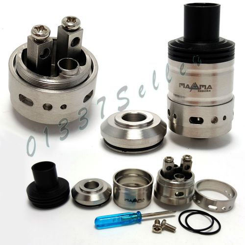 Stainless magma style reborn rba rda rebuildable dripping atomizer velocity goon for sale