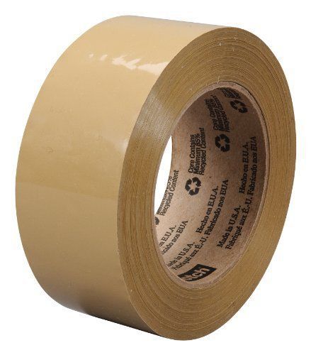 Pack of 1 scotch box sealing tape 375 tan 48 mm x 50 m high performance conveni for sale