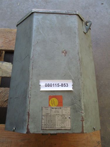 Westinghouse type ep 10 kva transformer single phase 240-480 120/240vac for sale