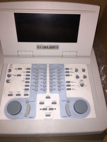 Grason Stadler GSI 61 Clinical Audiometer with ALL ACCESSORIES AND HEADSET