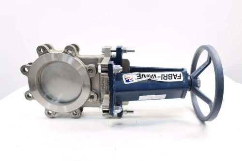 New fabri-valve fv-c3703614100 6 in stainless knife gate valve d530930 for sale