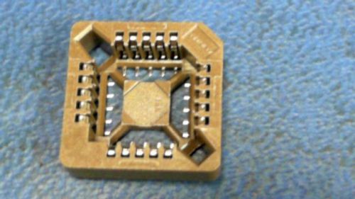 105-pcs conn plcc socket skt 20 pos 1.27mm solder st smd tube 822499-3 8224993 for sale