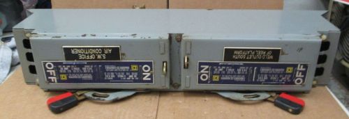 Square d cat qmb-361-t panel board series d2 600v 30 amp  3 poles for sale