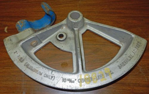 GREENLEE 5018655 Rigid Aluminum Conduit Pipe 2&#034; for 1818 Mechanical Bender Shoe
