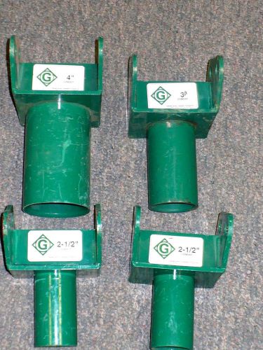Greenlee slip-in couplers  2-1/2&#034;, 3, &amp; 4&#034;  for tugger 8 cable puller for sale