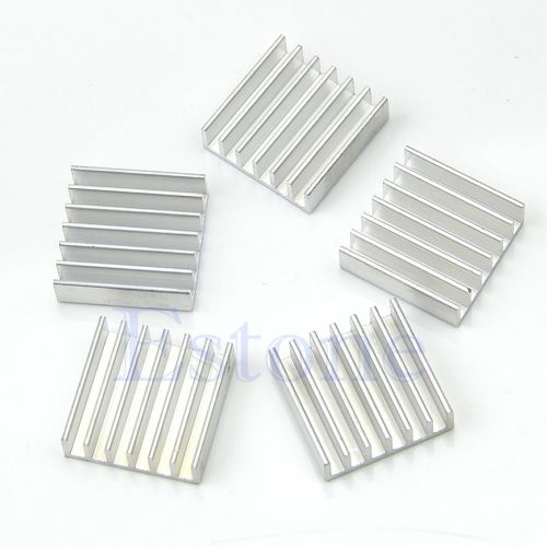 Hot new 20pcs 11*11*5mm useful aluminum heat sink for memory chip ic for sale