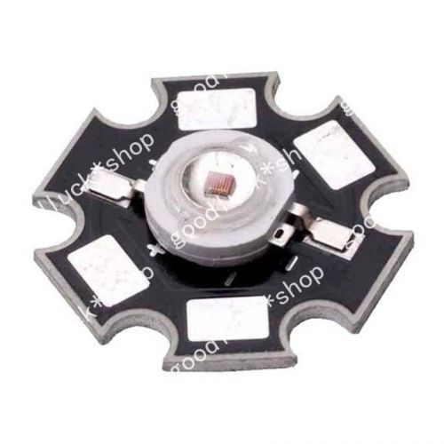 5pcs 3W Deep Red 660nm 50LM LED Bead Grow Light Lamp Chip With 20mm Star Base