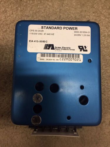 24 volt 28 Volt CPS-30-24/28 STANDARD POWER SUPPLY &#034;NEW&#034; And Free shipping