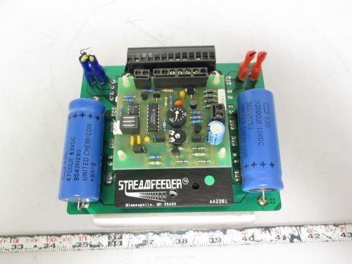 Streamfeeder AA2301 Speed Control Board *Untested* *For Parts*