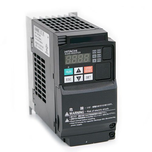 Hitachi wj200-007lf,variable frequency drive, 1 hp, 230 vac, three phase input for sale