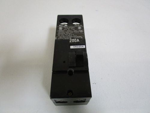 MURRAY 2P 200A CIRCUIT BREAKER MD2200TR *USED*