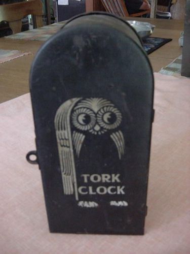 Vintage Programable #130 TORK 10 DAY CLOCK TIMER SWITCH Owl Coffin Shape
