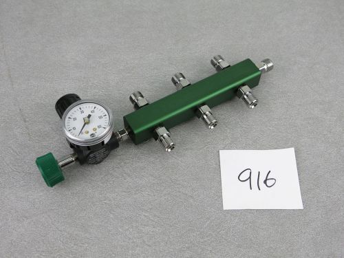 Norgren r07-100-rnka relieving air pressure regulator usg psi gauge oxygen for sale