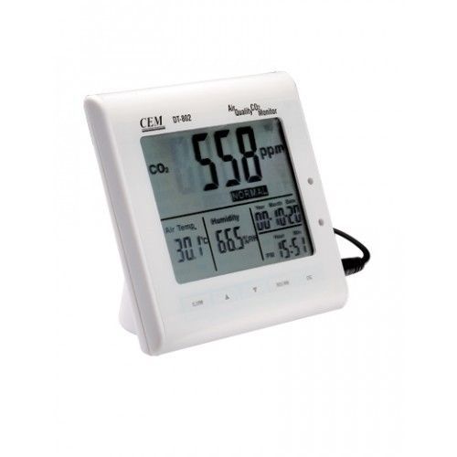 Cem dt-802 desktop indoor air oxygen quality co2 gas monitor - free shipping!!! for sale