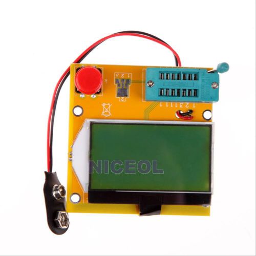 Digital Transistor Tester Capacitor ESR Inductance Resistor Meter NPN PNP Mosfet