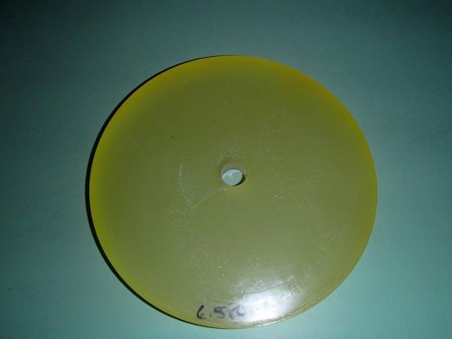 9/16&#034; id x 6.58&#034; od x 1/2&#034; wide urethane / polyurethane 70 a natural disk for sale