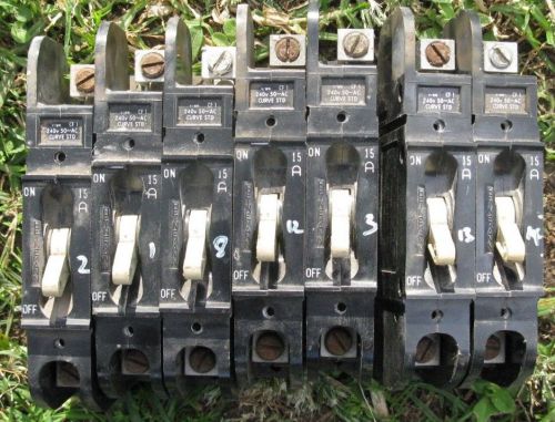 15 Amp Heineman Electrical Single Phase Circuit breaker