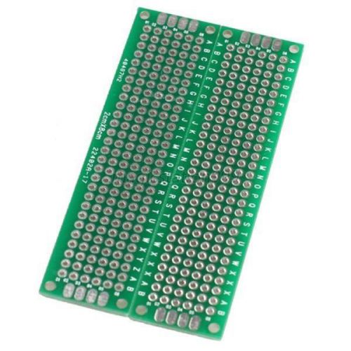 5pcs 20mmx80mm prototype pcb tinned breadboard double side universal board 2 m11 for sale