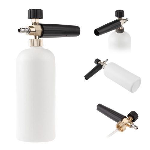 High pressure washer jet wash compatible snow foam lance 1l bottle for car wash for sale
