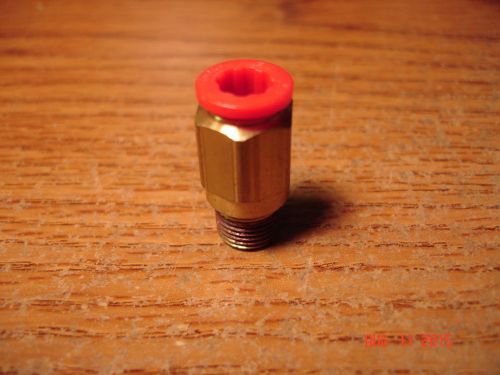 Nycoil Push-To-Connect Fitting 1/4&#034; Tube x 1/8&#034; NPT Male