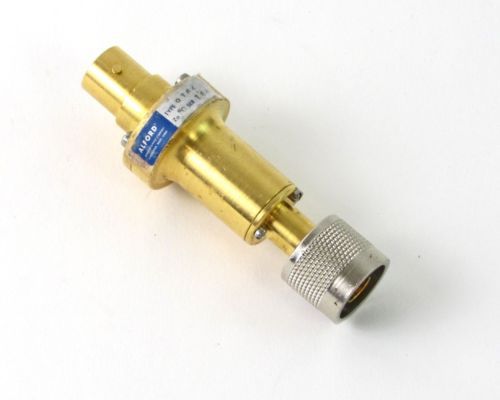 Alford 9164 Connector Adapter - C to Type-N Male - GOLD PLATED!
