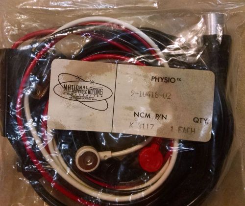 Physio 3 lead patient fixed snap cable oem # 9-10418-02 for sale