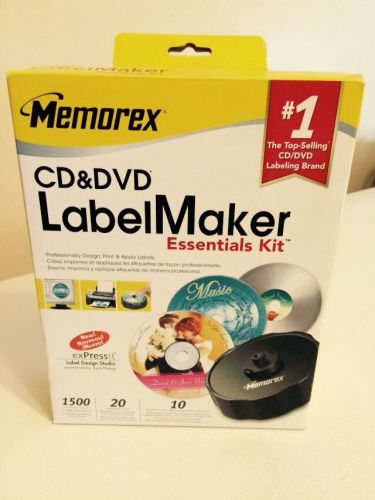 Memorex CD &amp; DVD Label Maker Essentials Kit New In Box