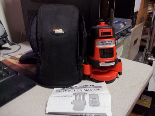 Black &amp; Decker Crossfire BDL310S projected auto level laser