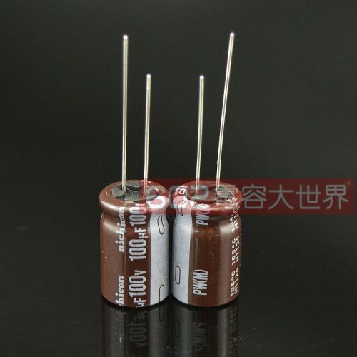 60pcs nichicon pw 100uf 100v 13*20mm electrolytic capacitor(7061 for sale
