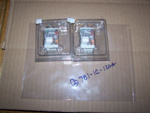 Magnecraft 781-1C-120A Control Relay 120vac Coil Single Pole (Lot of 2)