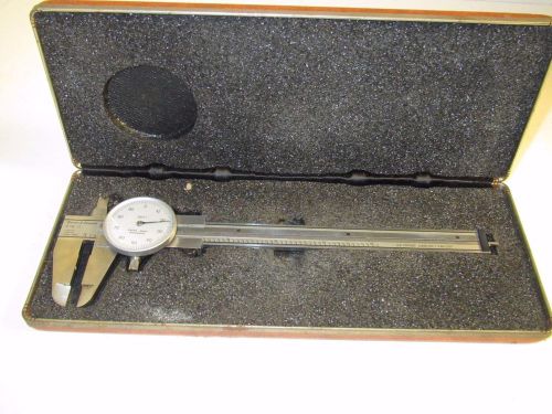 Brown &amp; Sharpe Caliper Model 579-1 (6&#034;) w/ Original Hard Case - Swiss Made- L@@K