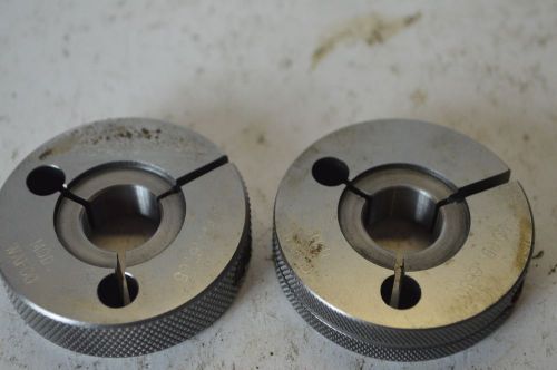 2x wafco thread ring gages 11/16-40&#034; uns-3a no go lo pd .6680 go pd .6705 for sale