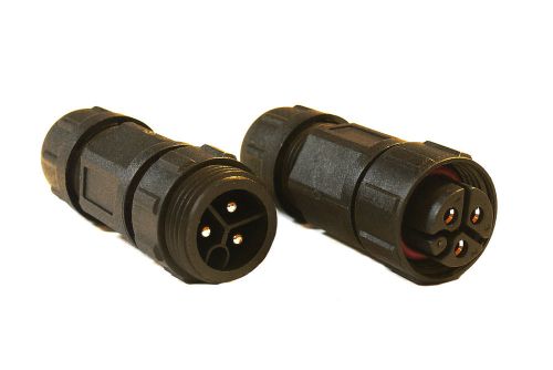 IP67 IP68 Waterproof Screw 3 Pin 15A Plug Connector [288S-3P]