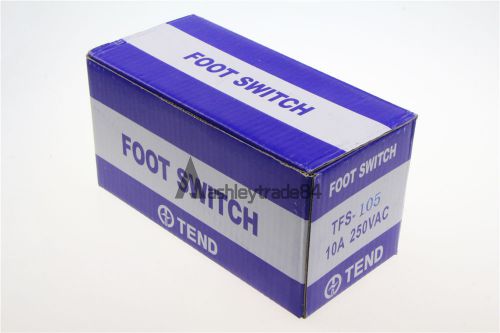 New TFS-105 Electric Power SPDT FootSwitch Heavy Duty Pedal Momentary Control