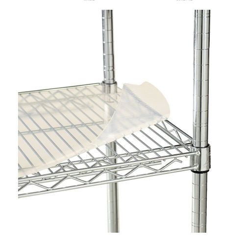 Alera 48&#034; x 24&#034; Shelf Liners for Wire Shelving Units Clear 4 Pack ALESW59SL482