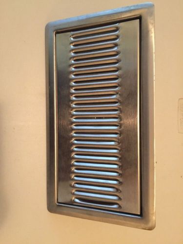 13&#034; x 7.5&#034; Stainless  Beer Drip Tray w/Flange and Drain  Kegerator  Draft Beer