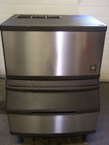 NICE USED MANITOWOC QY0284A ICE MACHINE WITH A 170  BIN