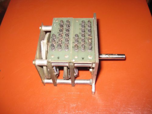 Rotary switch  double 12 position with 3 commons for each side for sale