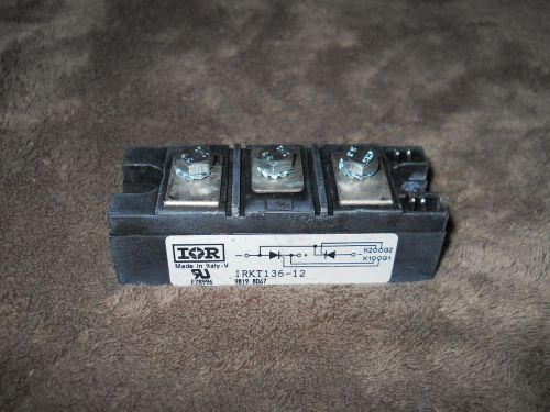 International Rectifier IRKT136-12 Dual Thrystor SCR Power Module, 1200V, 135A