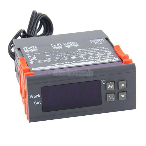AC110V WH7016C Digital Temperature Controller Thermostat Range -50~110 deg C