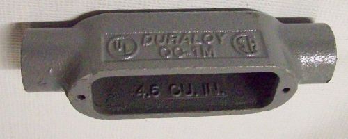 Killark, duraloy, oc-1m, 1/2&#034; type c, malleable iron, conduit body for sale