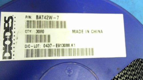 1675-pcs schottky 30v 0.2a diodes bat42w-7 42w7 bat42w7 for sale