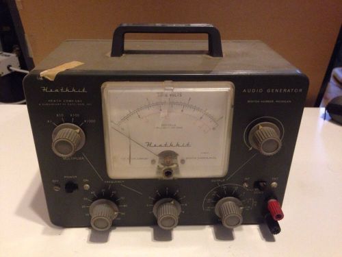 Heathkit Audio Generator Model AG-9A Great Condition - Untested - Turns On!