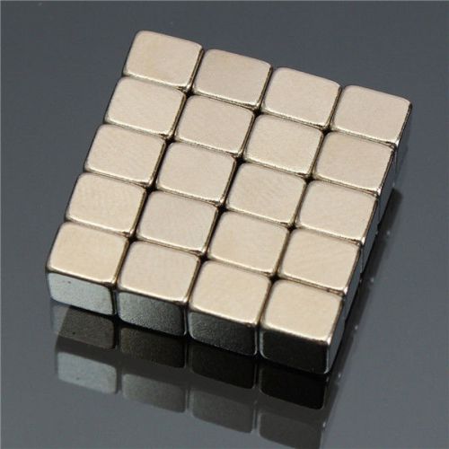 20pcs 5x5x4mm N52 Strong Block Cuboid Cube Magnet Rare Neodymium  Earth Magnet