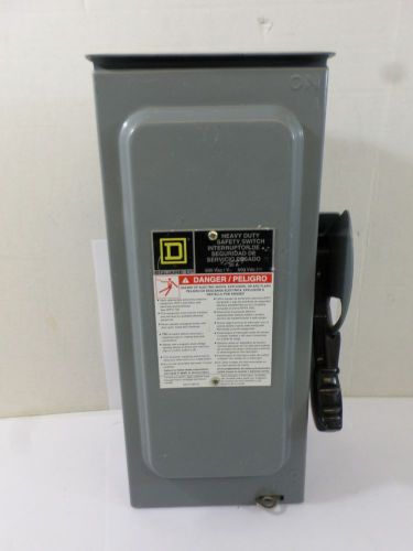 Square D H361NRB  30 amp 600 volt fusible NEMA 3R outdoor disconnect ser F05