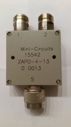 Power splitter/combiner :2 way-0° 50? 2000 to 4200mhz zapd-4-13 mini-circuits for sale