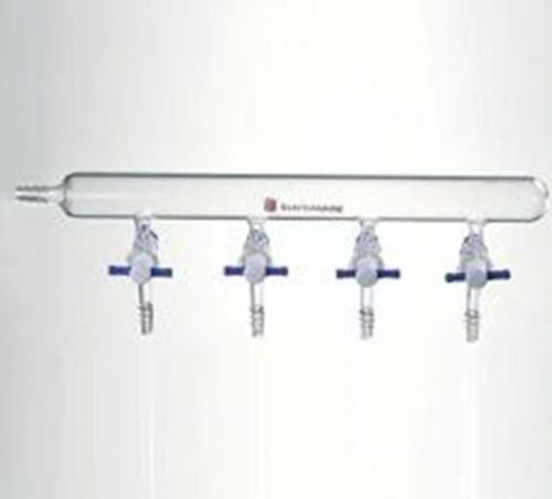 Single- line vacuum gas distributor 2mm Glass Manifold